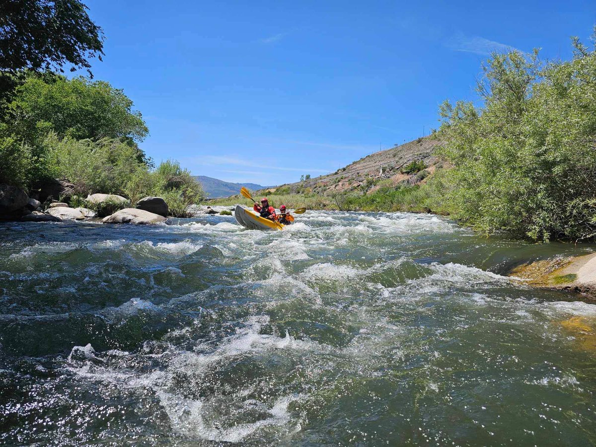 All month Reno Firefighters continue to train in the Truckee river preparing for a busy summer season. Please be careful and always wear a lifejacket and dress accordingly. ￼