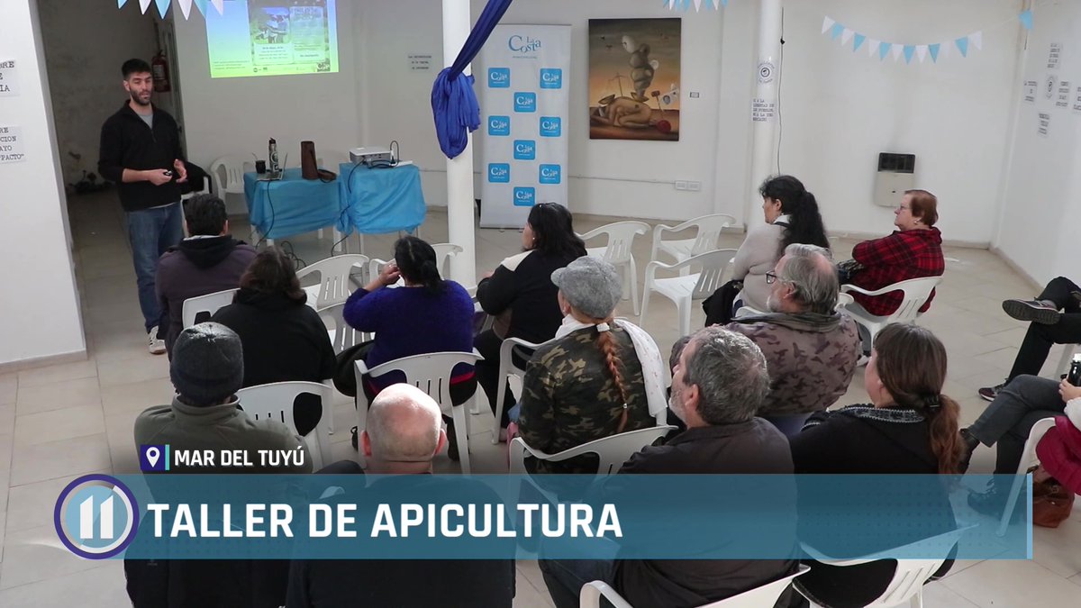 El Instituto Nacional de Tecnología Agropecuaria dictó un taller de sanidad apícola en la Casa de la Cultura y la Memoria.

Mirá la nota: youtu.be/8lrbnWzJLOM

#Canal11deLaCosta #PartidodeLaCosta #MunicipalidaddeLaCosta #Apicultura #MardelTuyú