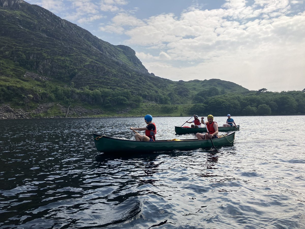 Final day of our Adventure Camp at @BBWMDCC at Dyffryn Ardudwy.  We enjoyed a day canoeing on Llyn Cwm Bychan.  Our @BBCanoeClub coach saw it yesterday and thought it was a much better location than Llyn Trawsfynydd, where we had originally intended to paddle