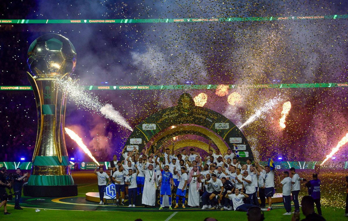 اللهم لك الحمد 🙏🏻
الف الف مبروك الفوز بكأس مولاي خادم الحرمين الشريفين 
مبروك لادارة النادي وللجهاز الفني والاداري واخواني اللاعبين 
مبروك عشاق الهلال بكل مكان 
بطولة تحمل إسم غالي علينا جميعاً 💙💙💙
#الهلال_النصر 
#اغلى_الكؤوس