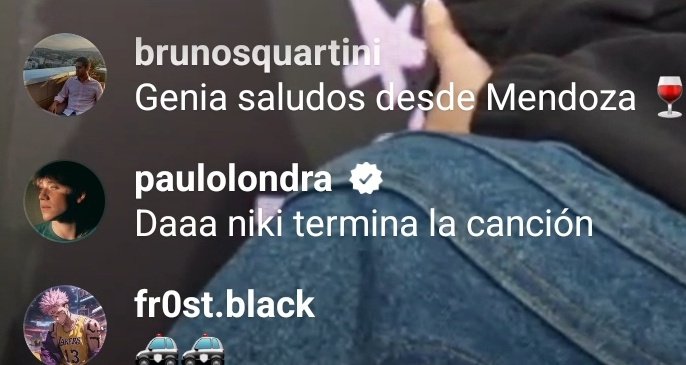 Nicki_Stats_'s tweet photo. 👀  Paulo Londra estuvo presente en el live de Nicki Nicole y confirmó que se viene un tema juntos. https://t.co/N6ngS1lQUc