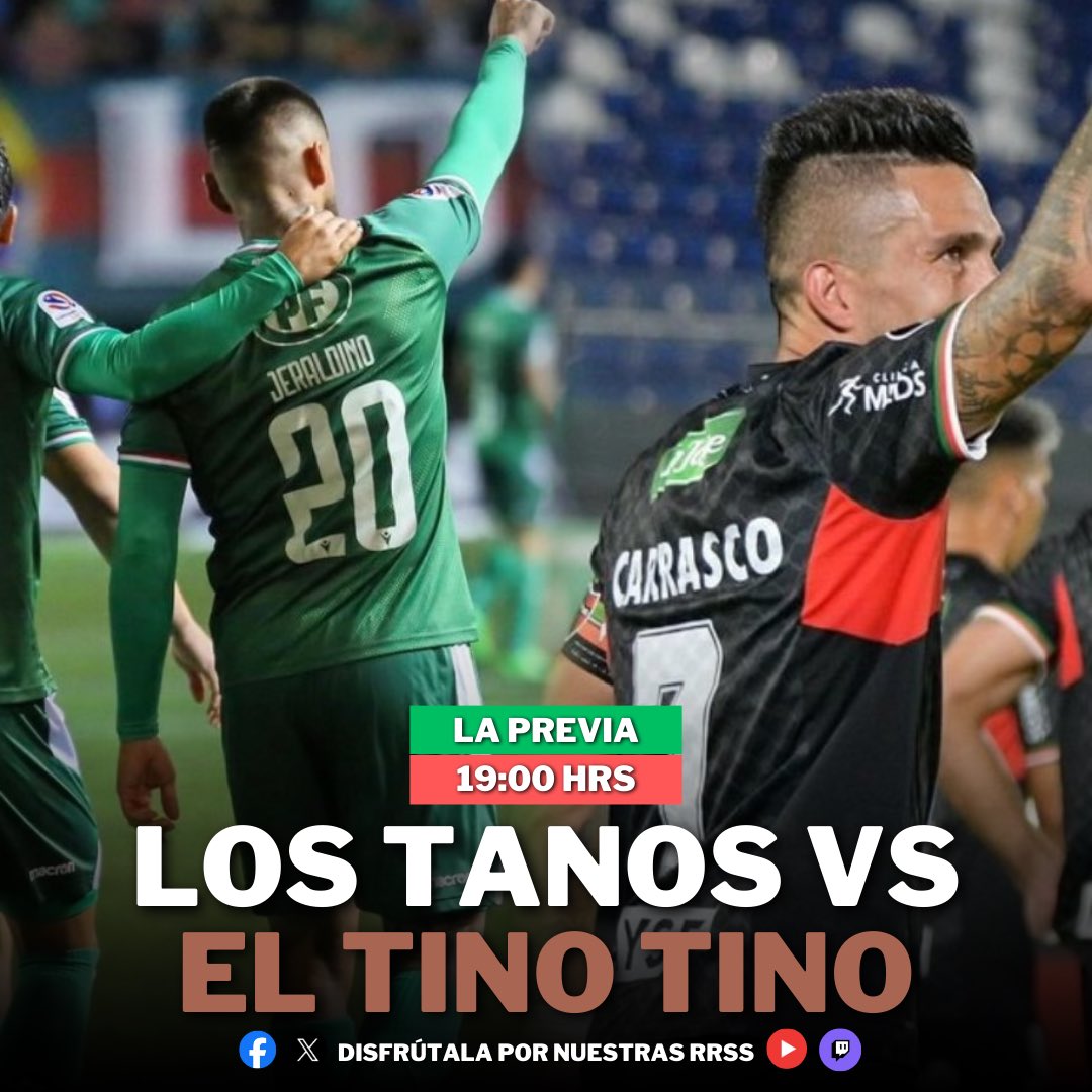 VIVE LA PREVIA DE AUDAX ITALIANO 🇮🇹 vs PALESTINO 🇵🇸 a las 19 hrs por nuestro YOUTUBE, FACEBOOK, X y TWITCH 🔥 youtube.com/live/mIIO2OLpg…

#audax #audaxitaliano #tcona #futbolchileno #acsi #lostanos #tanos #palestino #vamospalestino #palestinos #tinotino #forzaaudax🇮🇹