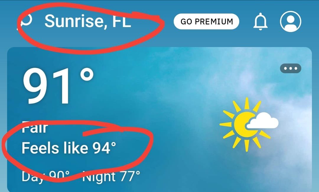 Let's check the weather for tomorrow...