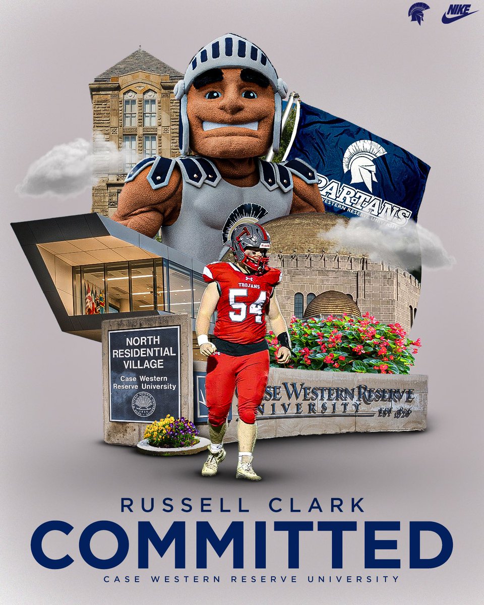 Welcome to CWRU, @russellclark54!

🖊️ Russell Clark | DL | Parkland HS | Allentown, PA

#BlueCWRU | #RollSpartans | #d3fb