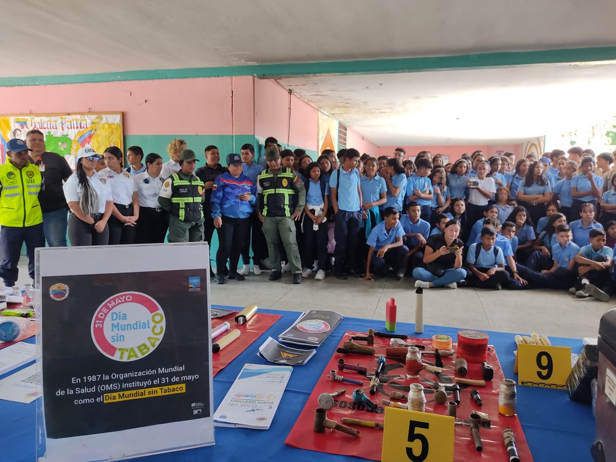 snantidrogas_ve's tweet photo. #PORTODOLOALTO | La SUNAD celebró a nivel nacional el Día Mundial Sin Tabaco con actividades recreativas, preventivas e informativas con niños y niñas de las diferentes escuelas y comunidades ubicadas en los diferentes estados de Venezuela.

#AlegríaEnWaikiki https://t.co/5Qu9vNNnJB