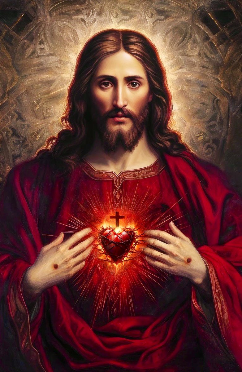PrayTheRosary's tweet image. June is dedicated to the Most Sacred Heart of Jesus