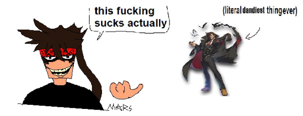 dandy as fuck actually

#GuiltyGear #GGST #Slayer #SolBadguy