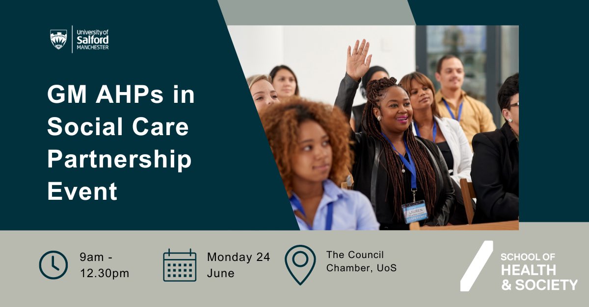 If you work in social care in Greater Mcr we need your help to co-create priority actions for GM’s future AHP social care workforce. DM me for more info. <a href="/GM_AHP/">GM AHPs</a> <a href="/MillfieldCare/">Millfield</a> <a href="/TogetherTrust/">Together Trust</a> <a href="/HC_One/">HC-One</a> <a href="/BelongVillages/">Belong Villages</a> @NHS_GM <a href="/10GMpartners/">10GMpartners</a> <a href="/greatermcr/">Greater Manchester Combined Authority</a> <a href="/GMTrainHub/">Greater Manchester Training Hub</a>