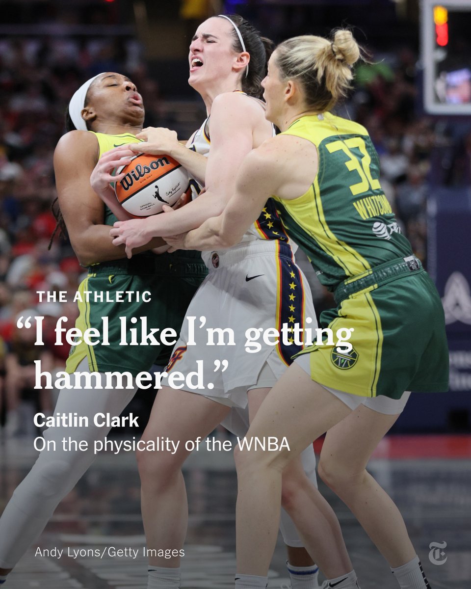 From <a href="/TheAthletic/">The Athletic</a>: Indiana Fever rookie Caitlin Clark, her teammates and coach are frustrated by the team’s 1-8 start. And that frustration extends to the officiating. nyti.ms/458mAgg