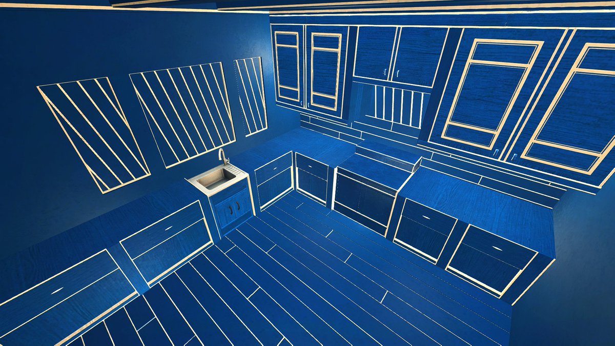 TeigeZuHeltzer's tweet photo. "Kitchen Blueprints" 
BLUEPRINT KITCHEN LET'S GOOOO!!!
Don't let you memes be dreams!
Dynamis - Maduin - Empyreum - Ward 15 - Plot 22 (L)
#FFXIVHousing #hgxiv #HousingEden #FFXIV #FFXIV #FF14ハウジング #FinalFantasyXIV https://t.co/6uXoGzUo79