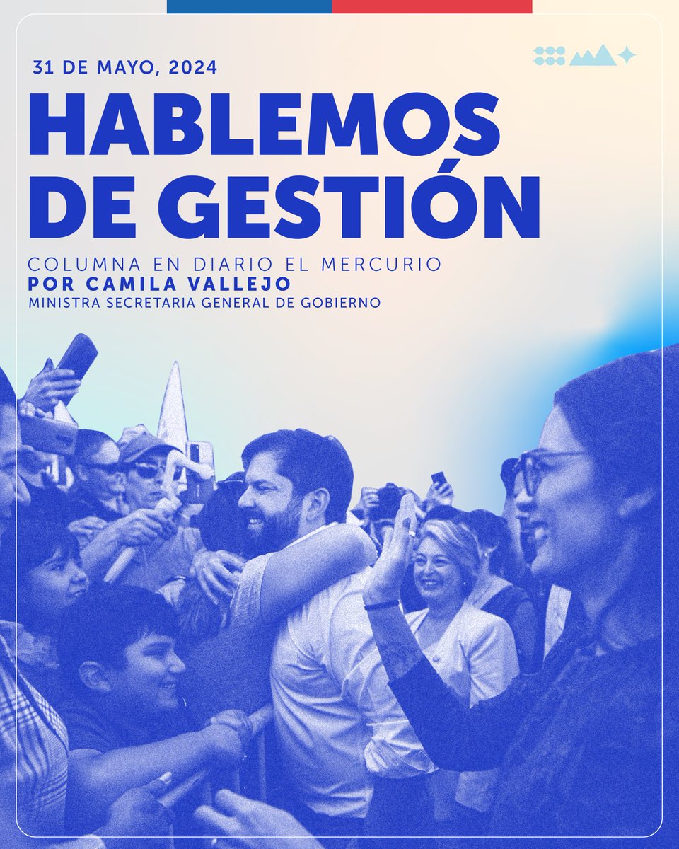 camila_vallejo's tweet photo. Gracias al liderazgo del Presidente @GabrielBoric hemos logrado resultados concretos en su gestión. Nuestro Gobierno ha puesto en marcha el #Copago0, que le ha permitido a más de 1 millón de personas no pagar demás por su salud. También la #Ley40 Horas que busca mejorar la vida de las familias de nuestro país, el #RoyaltyMinero que ya está beneficiando a 307 comunas. Además, avanzamos en #MásSeguridad luego de cinco años de estancamiento en el presupuesto de las policías.
