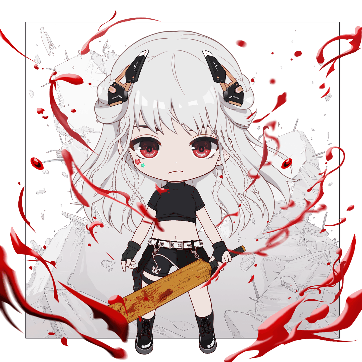 n3gat1vezero's tweet photo. 🌟 TGOA: Season 3 Chibi Royale 🌟 (ﾉ◕ヮ◕)ﾉ*:･ﾟ✧
A new expansion to the @TGOAonline IP
Chibi Senshi's by @GHARLIERA1 o( ❛ᴗ❛ )o

- Silver Chibi Squad -
Mission Log: Exterminate Monster (E.V.I.L) target...(static)...designation code: Uzumaki.

Looking forward to the exciting plans in store for Chibi's (b ᵔ▽ᵔ)b✨️
