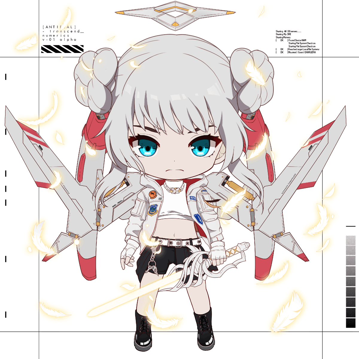 n3gat1vezero's tweet photo. 🌟 TGOA: Season 3 Chibi Royale 🌟 (ﾉ◕ヮ◕)ﾉ*:･ﾟ✧
A new expansion to the @TGOAonline IP
Chibi Senshi's by @GHARLIERA1 o( ❛ᴗ❛ )o

- Silver Chibi Squad -
Mission Log: Exterminate Monster (E.V.I.L) target...(static)...designation code: Uzumaki.

Looking forward to the exciting plans in store for Chibi's (b ᵔ▽ᵔ)b✨️