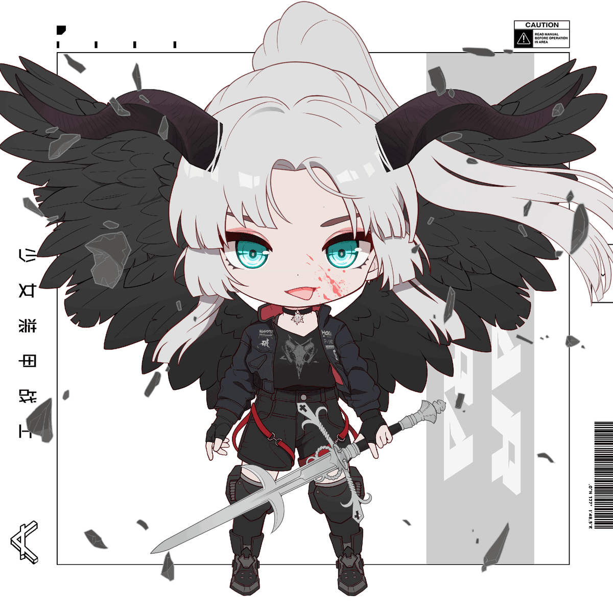 n3gat1vezero's tweet photo. 🌟 TGOA: Season 3 Chibi Royale 🌟 (ﾉ◕ヮ◕)ﾉ*:･ﾟ✧
A new expansion to the @TGOAonline IP
Chibi Senshi's by @GHARLIERA1 o( ❛ᴗ❛ )o

- Silver Chibi Squad -
Mission Log: Exterminate Monster (E.V.I.L) target...(static)...designation code: Uzumaki.

Looking forward to the exciting plans in store for Chibi's (b ᵔ▽ᵔ)b✨️