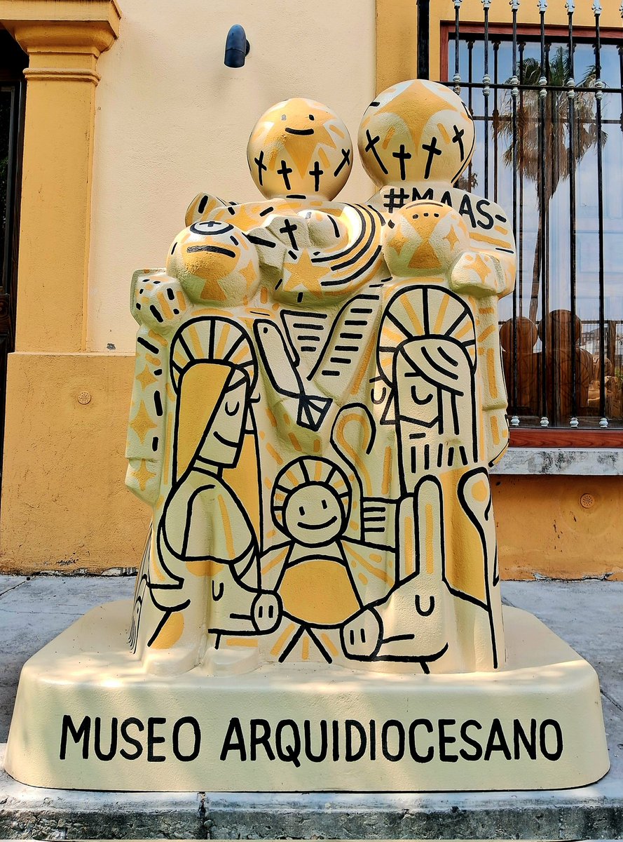 guffocaballero's tweet image. Me contrataron para intervenir 15 esculturas que promoverán el Museo Arquidiocesano de Arte Sacro de Monterrey durante las vacaciones de verano. El museo está entre Guerrero y 15 de Mayo, es gratuito y abre de martes a domingo de 10 a 6. Excelente fin de semana para todos.