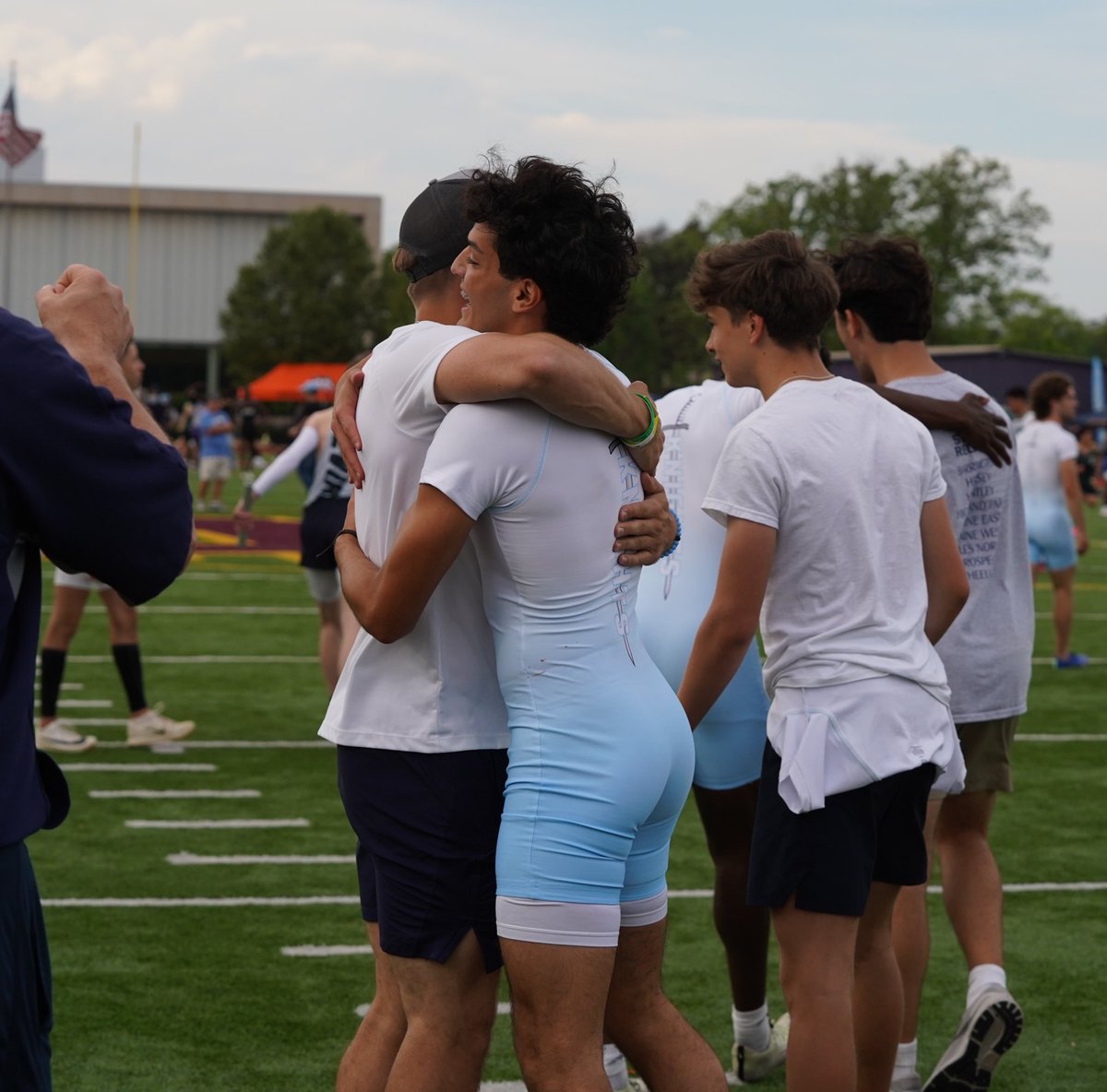 This is the reason why we love to coach. These photos were taken a year apart from each other, both at Sectionals. Having missed qualifying for state last year in the 4x200, I told Nico he’d be back and qualify. This season the team put in the work and did just that! Super proud!