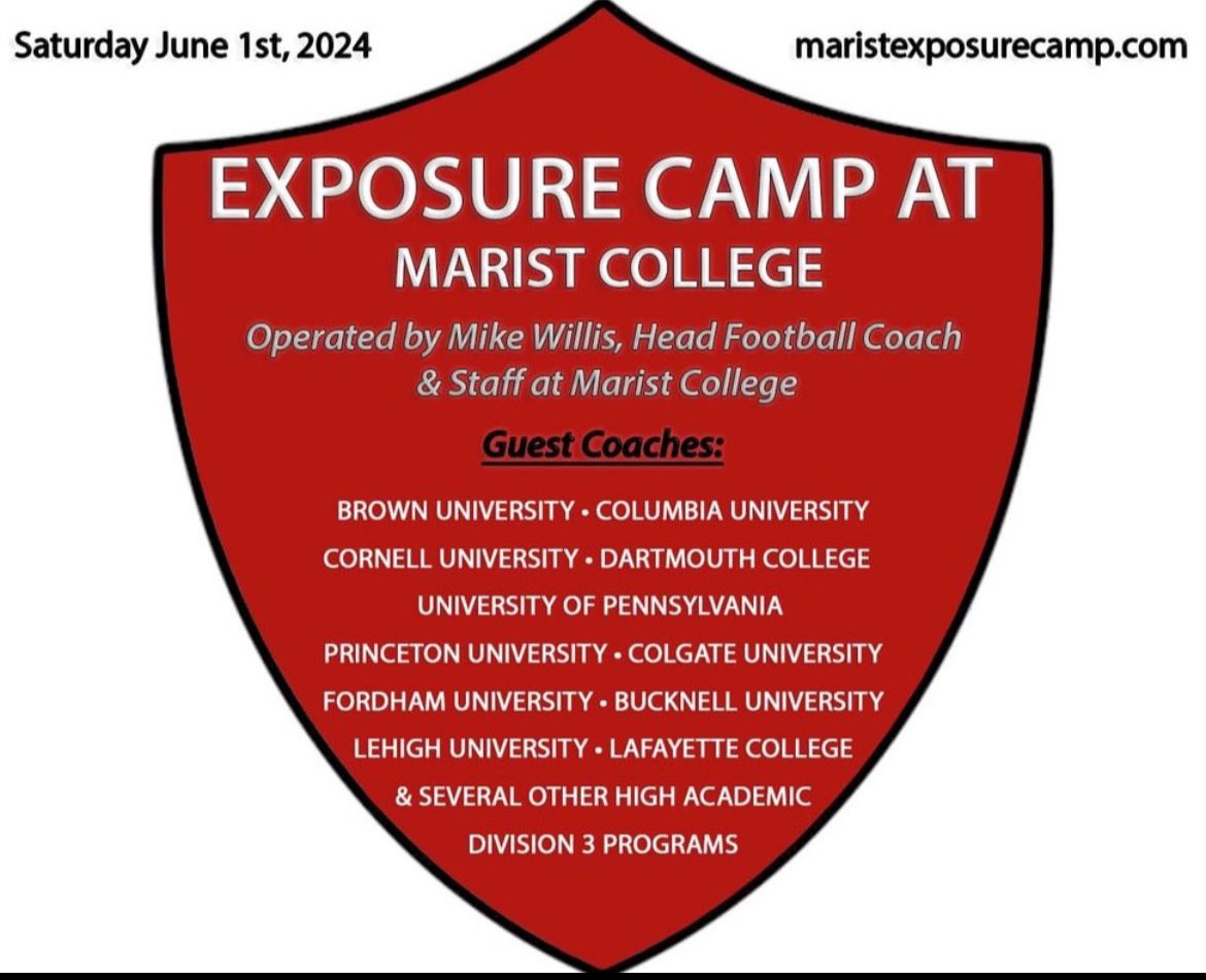 Excited to compete at the Marist Exposure camp tmr! <a href="/TheCoachHo/">Michael HORAN</a>