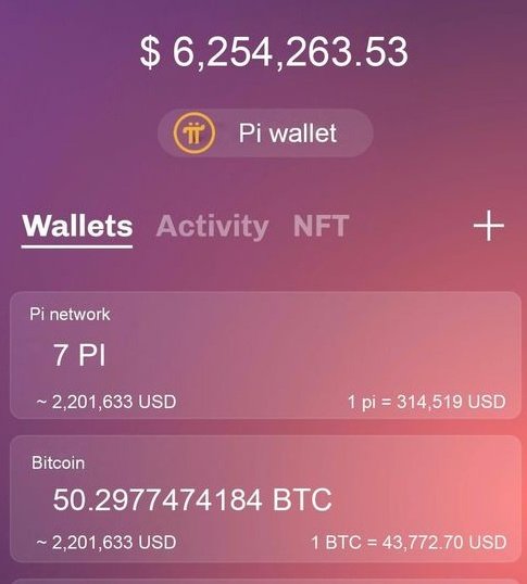 NEWS_Pii's tweet photo. HOT ..SUPER WALLET IS COMING SOON.  CONGRATULATIONS BILLIONAIRE PI 🔥🚀🚀♊
  ☄🌏🚀🚀What's the first thing you do when you become rich?

  #picoreteam #picoin #pinetwork https://t.co/4rGfoplhcK