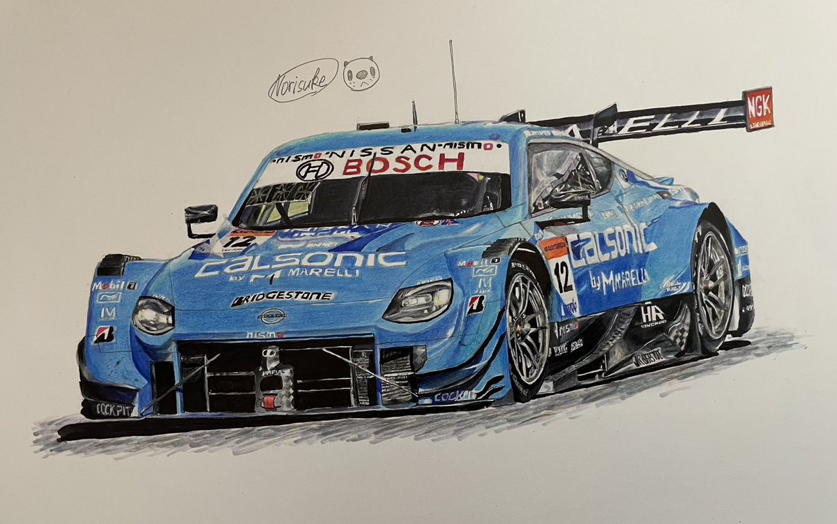 今週末は #SUPERGT 第3戦鈴鹿なので...
過去に描いたGT500マシン
シビックタイプR
GRスープラ
Z
をアップしておきます！！🎨