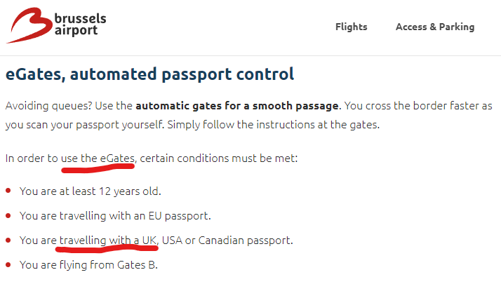 TerraOrBust's tweet photo. Some people, for some reason, don't like to hear about it or admit it - but there are now many airports in the EU, across many member states, that have reintroduced eGate usage for UK travellers.

Airports in Portugal, Italy, Belgium, Spain, Netherlands, France...

#DespiteBrexit https://t.co/5ymiAKCxtp