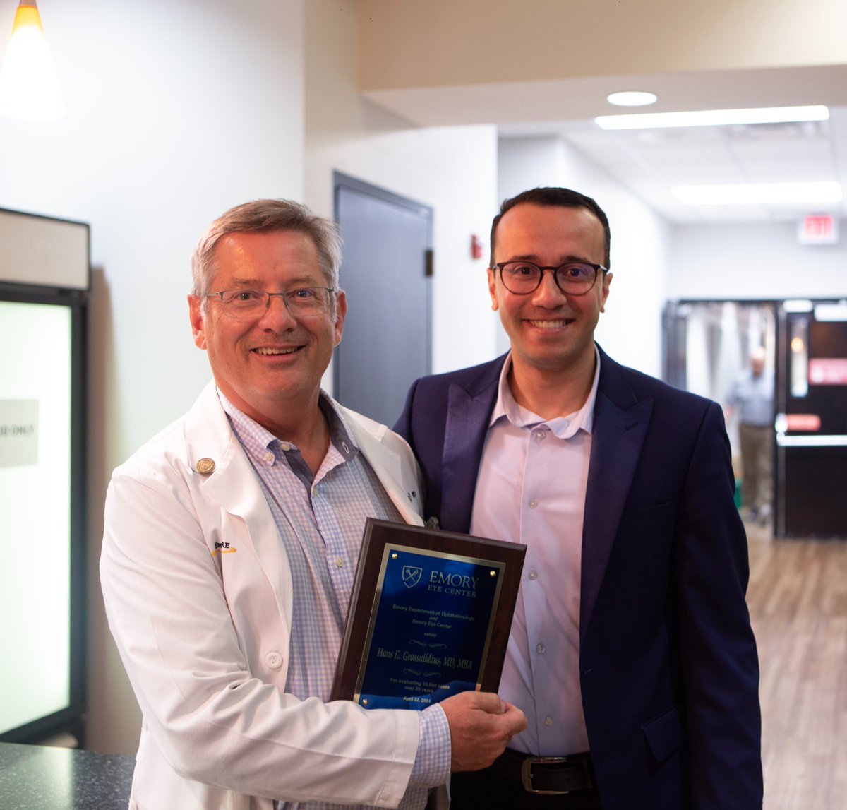 Emory Eye Center (@emoryeyecenter) on Twitter photo <a href="/EmoryEyeCenter/">Emory Eye Center</a> salutes our good friend and renowned colleague Dr. Hans Grossniklaus whose many contributions to the field of ocular pathology now include more than 70,000 patient cases (or 350,000 path slides). <a href="/EmoryEyeCenter/">Emory Eye Center</a> salutes our good friend and renowned colleague Dr. Hans Grossniklaus whose many contributions to the field of ocular pathology now include more than 70,000 patient cases (or 350,000 path slides).