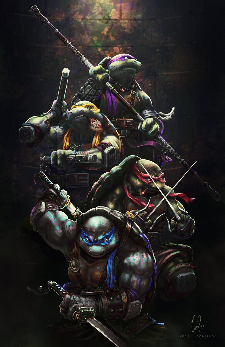 jerrypadilla's tweet photo. I openned this account in 2010, thought might be good to start using it. I will be adding more of my illustrated work. 

#digitalart #tmnt #fanart #noai #humanart #comicart #teenagemutantninjaturtles https://t.co/jG1JPQHgxX