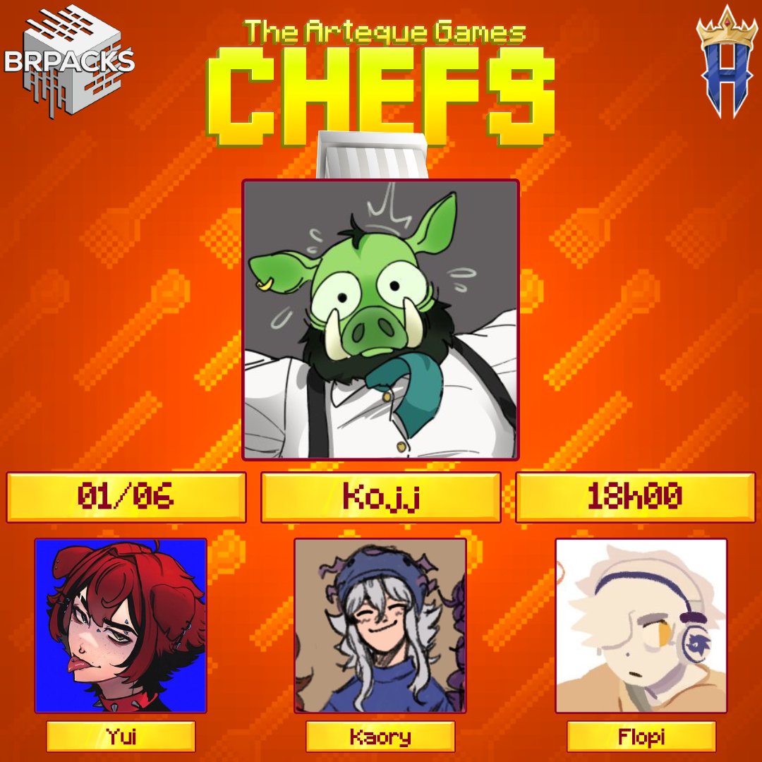 🍽️ANUNCIADO A COZINHA DO KOJJ🍽️

@Kojjlul 
@yuiboboca 
@oflopi_ 
@imkaory 

🧑‍🍳TAG Chefs🧑‍🍳
-> 01/06 às 18h00 <-