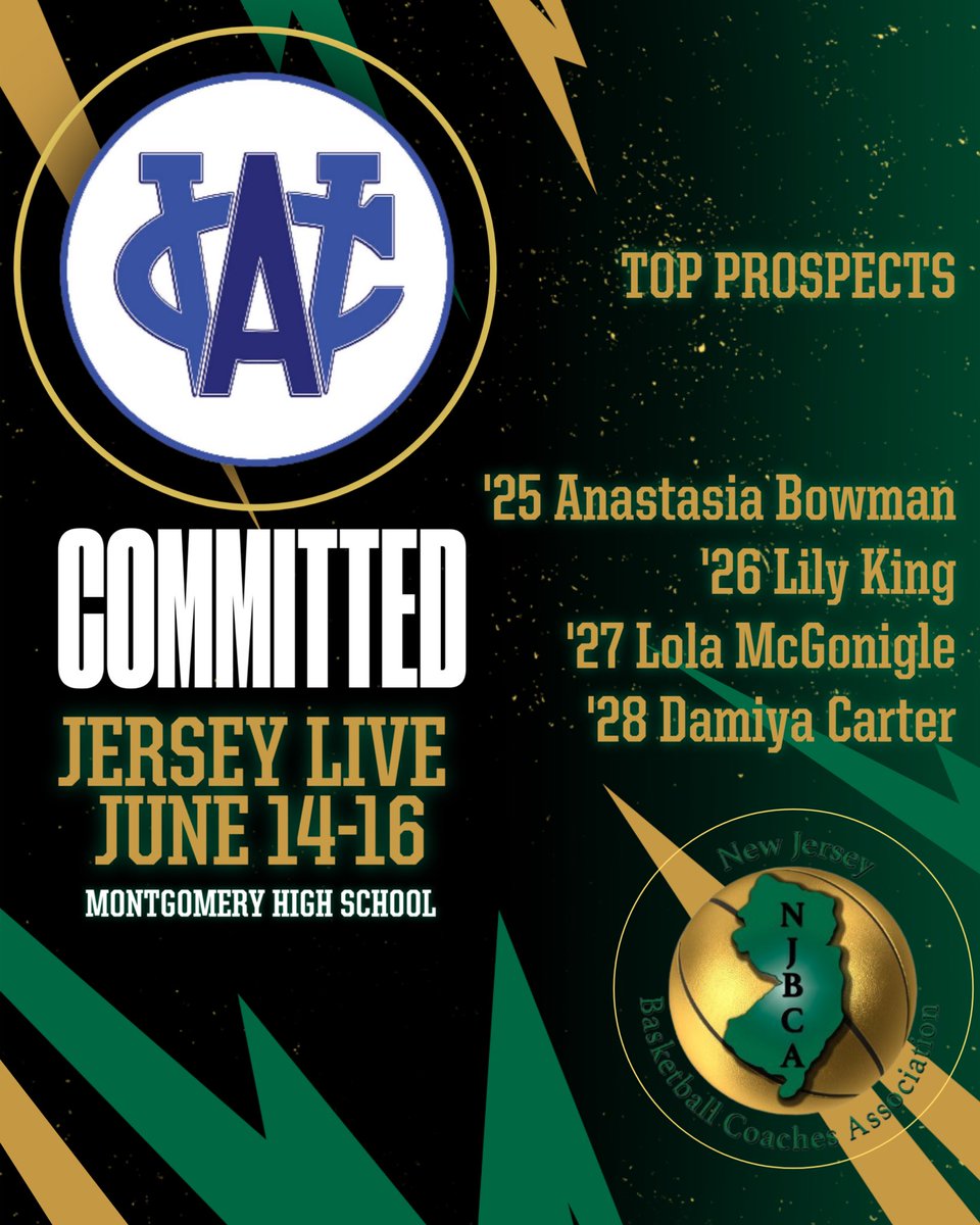 Committed Team for Jersey Live 2024:
Wildwood Catholic! Be sure to check them out on June 14th and 15th at Montgomery High School! #NJBCA #JerseyLiveGirls #GirlsBasketball #scholasticliveperiod #highschoolbasketball @wcladycrusaders @Thesjibt