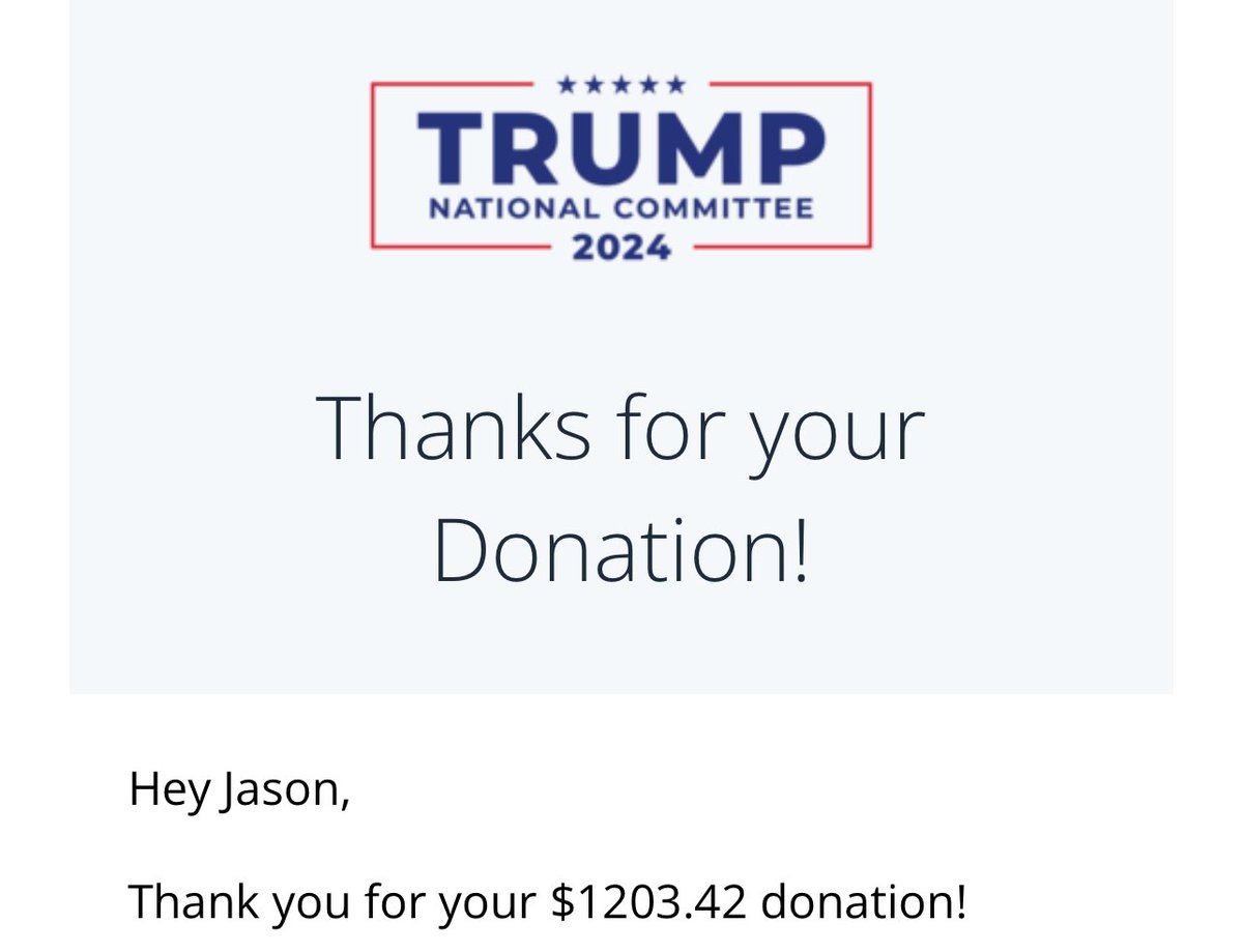Dear Liberals attacking me for donating to @realDonaldTrump 
Your quote posts/responses will generate more money for me to donate to his campaign- a donation we plan on maxing out by next month.

Thank you, from the bottom of my heart, for ensuring a Trump victory ❤️