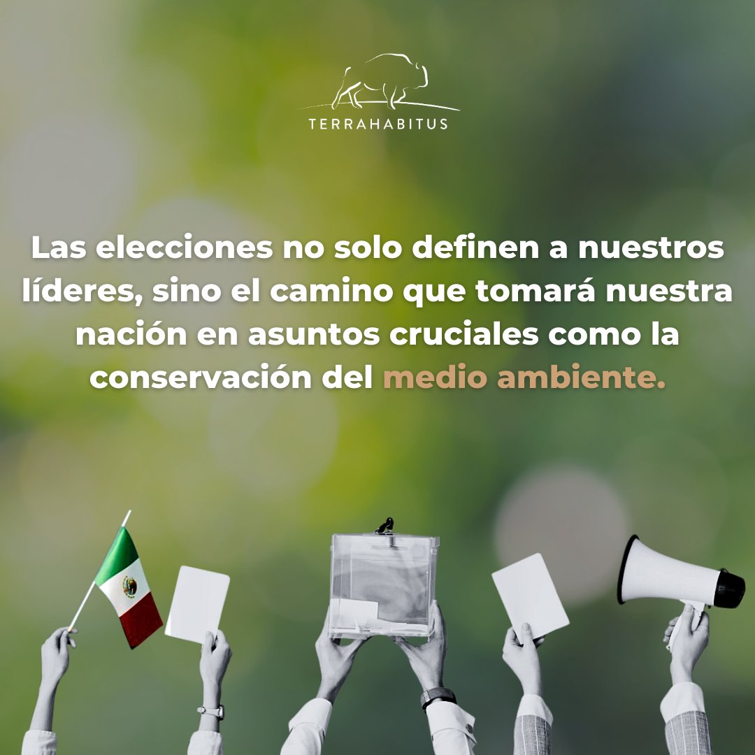 El #2dejunio #vota por un #futurosostenible para México🇲🇽

Las #elecciones2024 definen el camino que tomará nuestro país en asuntos cruciales como la #conservación del #medioambiente

Estamos comprometidos con mejorar la calidad de vida a través de la naturaleza #EleccionesMexico
