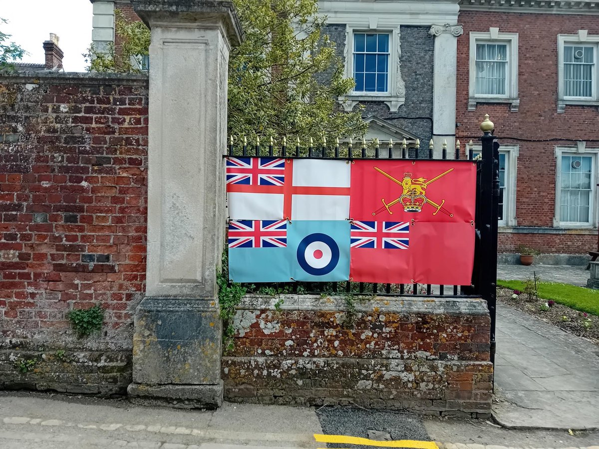 in preparation for the Blandford D-Day 80 commemoration events on 6 June,&amp; the Armed Forces Expo on Saturday 8
June all arranged in partnership between the Town Council,
There is also a D-Day exhibition in the Woodhouse Gardens pavilion on the 6th, 7th &amp; 8th June.