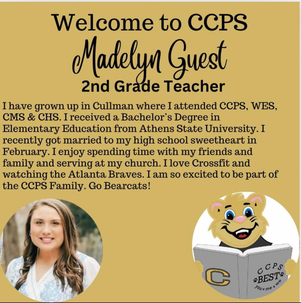 Welcome to CCPS! #bestwe