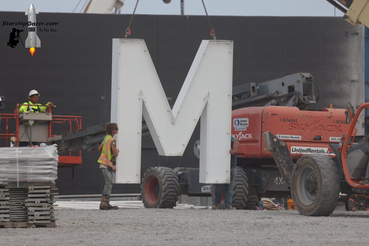 GATEWAY TO MARS sign is being removed to make way for Tower 2 construction work. 

5/31/24