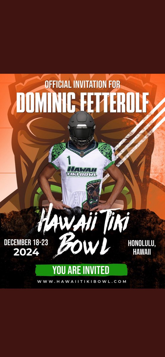 Dominic Fetterolf (@domfetterolf) on Twitter photo Thank you <a href="/HawaiiTikiBowl/">Hawaii Tiki Bowl</a> for the invitation!
<a href="/JK_SpeedKillz/">Speed Killz Performance Training/Coach Kleha</a> <a href="/PaFootballNews/">Pennsylvania Football News</a> <a href="/majorjordan42/">Major Jordan</a> Thank you <a href="/HawaiiTikiBowl/">Hawaii Tiki Bowl</a> for the invitation!
<a href="/JK_SpeedKillz/">Speed Killz Performance Training/Coach Kleha</a> <a href="/PaFootballNews/">Pennsylvania Football News</a> <a href="/majorjordan42/">Major Jordan</a>