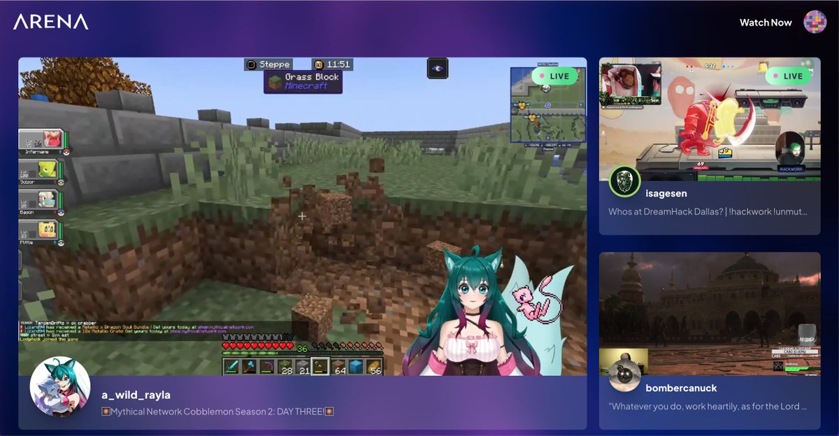 Come check out Arena.TV (<a href="/ArenaTVOfficial/">Arena</a>), join our Discord, and keep up with the latest news as we prepare to launch our new release this summer.