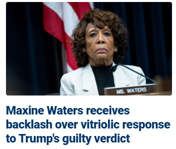 No one who supports Trump, nor Trump, wants to get rid of the Constitution. What planet does Mad Max live on? 'Trump shut your mouth!' Waters posted on X following Trump's conviction. 'You talk about saving the Constitution? You’re the one who has disrespected the Constitution