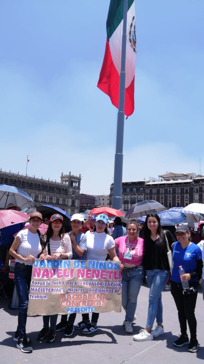 SEC9Cnte's tweet photo. JN Nayeli Nenetli TM. Presente#PreescolarPresente #ParoIndefinidoCnte #Seccion9CNTE @Claudiashein @epigmenioibarra @Hacienda_Mexico @JesusRCuevas @Letamaya @GobiernoMX @lopezobrador_ https://t.co/TBREppcWhz