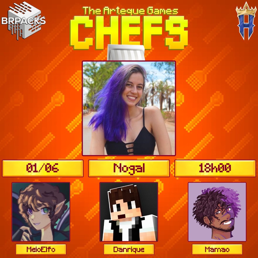 🍽️ANUNCIADO A COZINHA DA NOGAL🍽️

<a href="/CamilaNogal/">Nogal</a> 
<a href="/DanriqueYT/">Danrique</a> 
<a href="/MeioElfoGamer/">Meio Elfo</a> 
@Mamao1701 

🧑‍🍳TAG Chefs🧑‍🍳
-> 01/06 às 18h00 <-