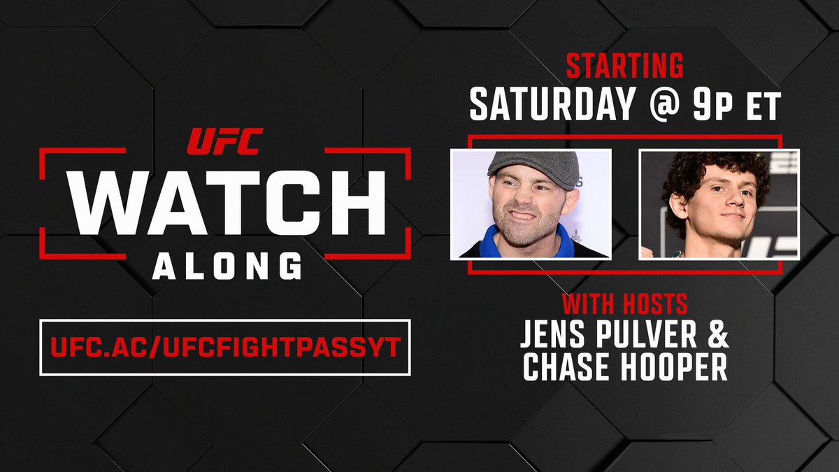 chase_hooper's tweet image. Hyped to be back watching #ufc302 with @jens_pulver tomorrow night live on the @UFCFightPass YouTube channel 💪🏻💪🏻🔥🔥