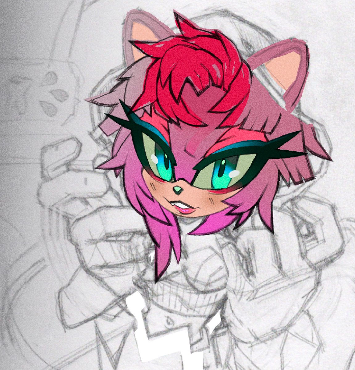 05312024| #AmyRose / #Amyrosethehedgehog
aka #AMEStheYANDERE pt 2
added colors, and changed colors 

This ver. of her belongs to me (c) <a href="/Ae0n_exe/">ae0n.exe</a> 
uh huh, Ames the yandere-hog is my child, and part of my rebooted #soniccanon #sonicredesign specifically for an upcoming project [!]