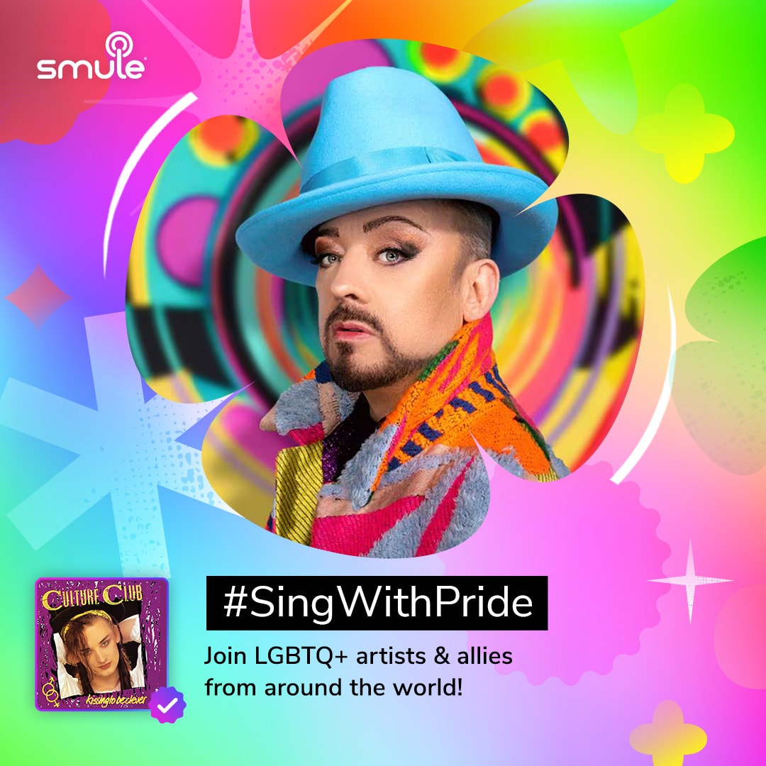 mikey_cofficial's tweet photo. Ready to sing your heart out? Join @Smule in celebrating Pride Month and duet "Do You Really Want to Hurt Me" with @BoyGeorge and Culture Club! Download the Smule app, find the duet, and show us what you've got 🌈✨ #SingWithPride
https://t.co/6XvifA56BD https://t.co/wRQ1qy5tRU