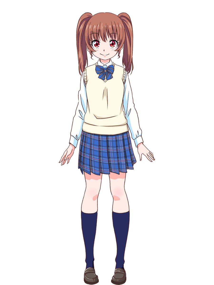 《主人公　虹越 マキ（制服）》 
マジックナイトアドベンチャー
主人公の「虹越 マキ」が通学する中学の制服姿
マキは教室でパソコンから溢れる謎の光につつまれて異世界へ飛ばされてしまいます。

キャラクターデザイン：matsu
 #マジックナイトアドベンチャー