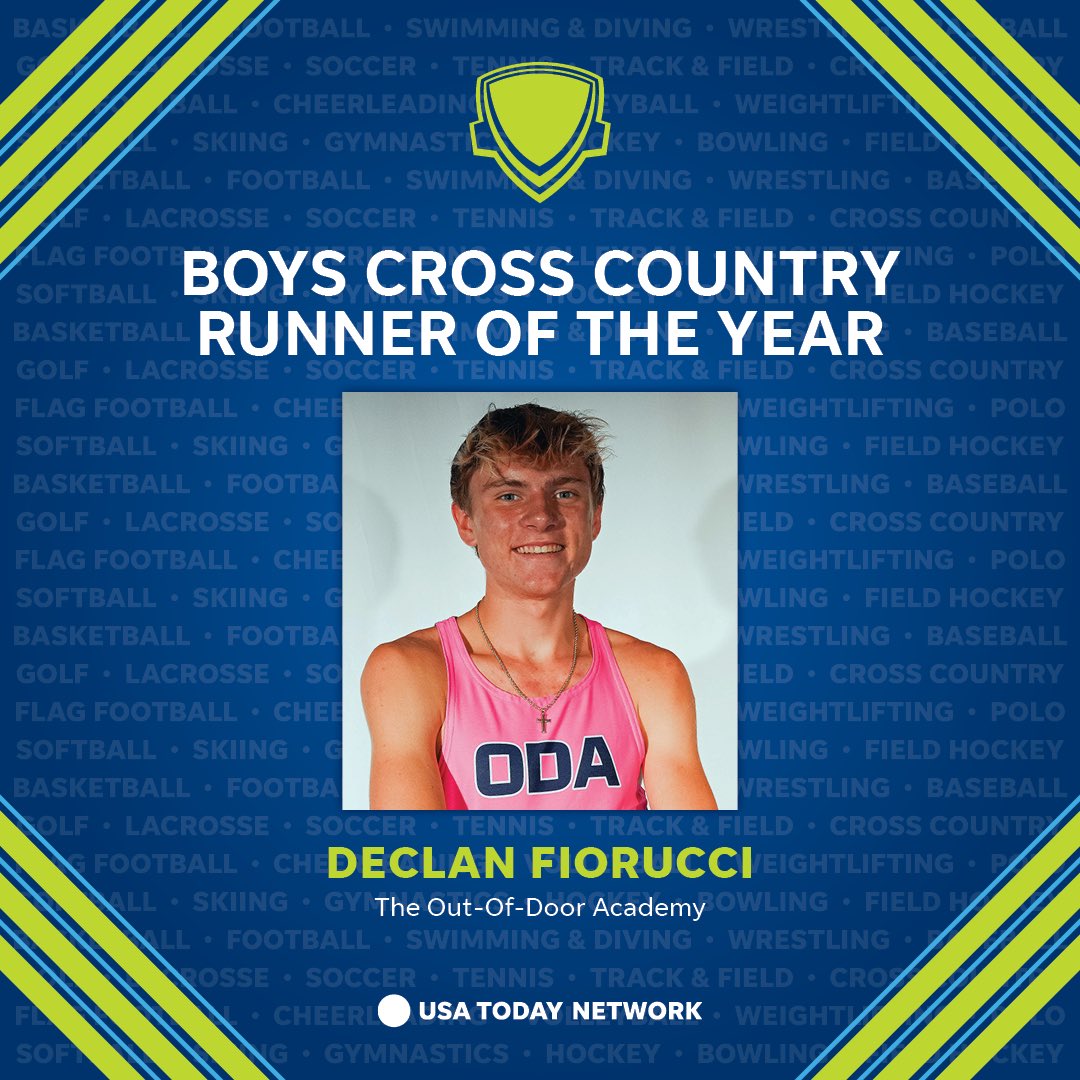 Herald-Tribune sports (@htpreps) on Twitter photo Congratulations to Out-of-Door Academy’s Declan Fiorucci for winning the Boys Cross Country Runner of the Year at the Sarasota-Manatee High School Sports Award <a href="/Outofdoor/">Out-of-Door Academy</a> <a href="/HeraldTribune/">Sarasota Herald-Tribune</a> Congratulations to Out-of-Door Academy’s Declan Fiorucci for winning the Boys Cross Country Runner of the Year at the Sarasota-Manatee High School Sports Award <a href="/Outofdoor/">Out-of-Door Academy</a> <a href="/HeraldTribune/">Sarasota Herald-Tribune</a>