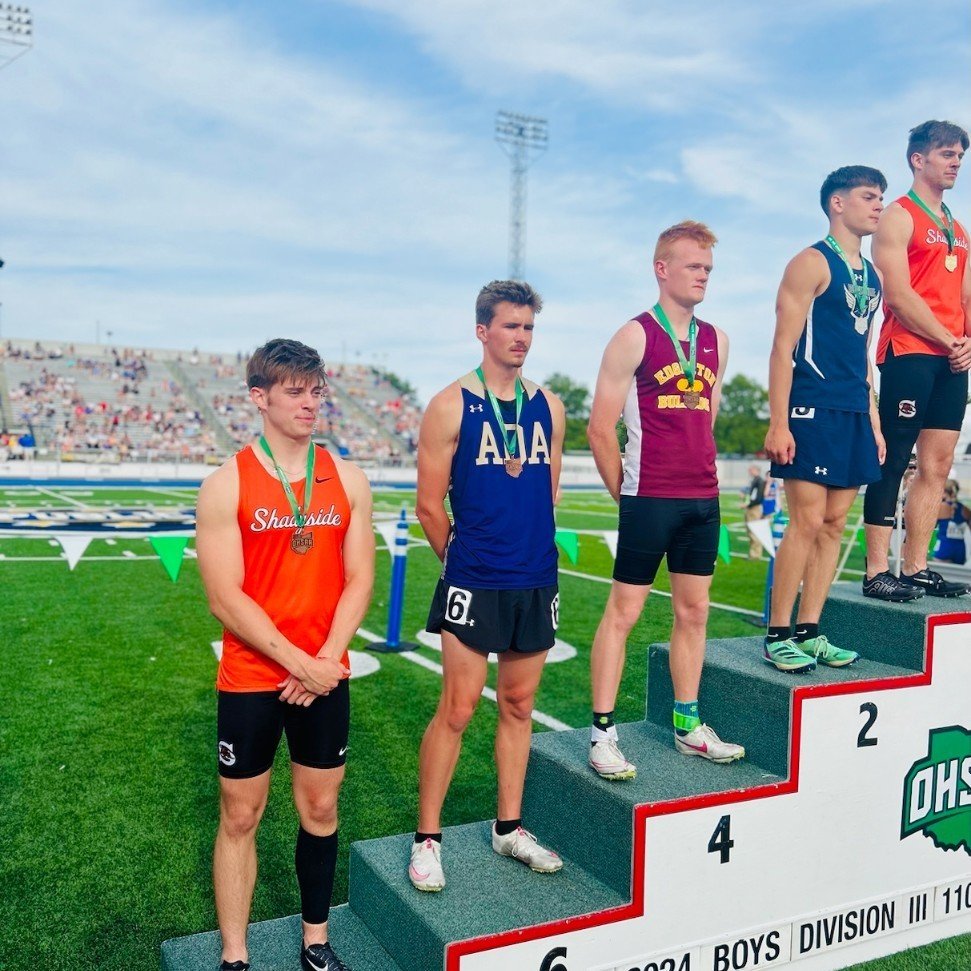 Ada_Schools's tweet image. Congratulations to Jackson Brown who placed 6th in the 110m hurdles today at the OHSAA track &amp;amp; field state championships. #AdaPride #AdaBulldogs