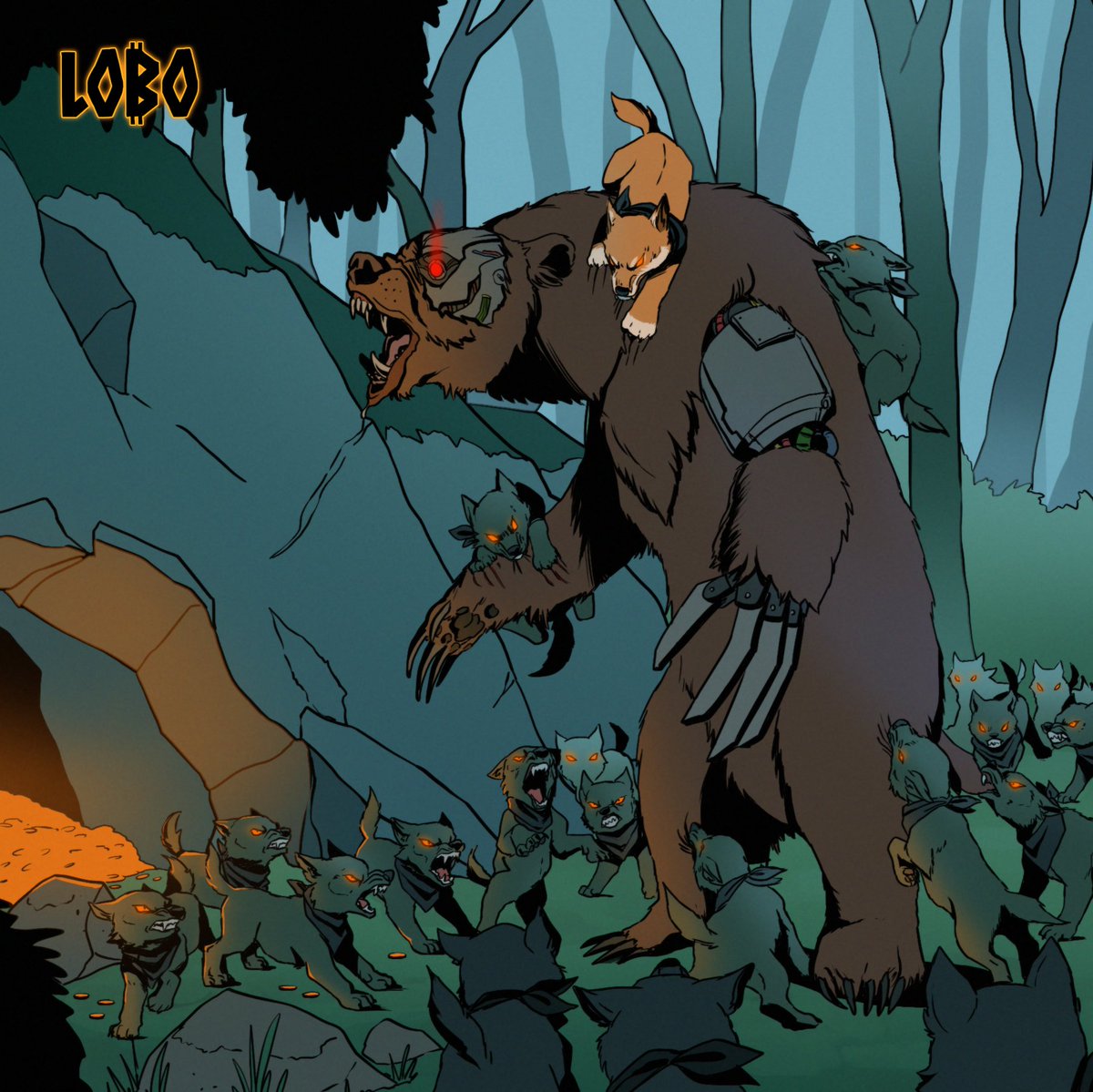 Wolves are not only the best hunters but also the fiercest defenders when it's time to take a stand.

Wolf Pack, it’s time to show our strength!
Together, we are unstoppable. 
 HOLD strong and we will send $LOBO to new heights!