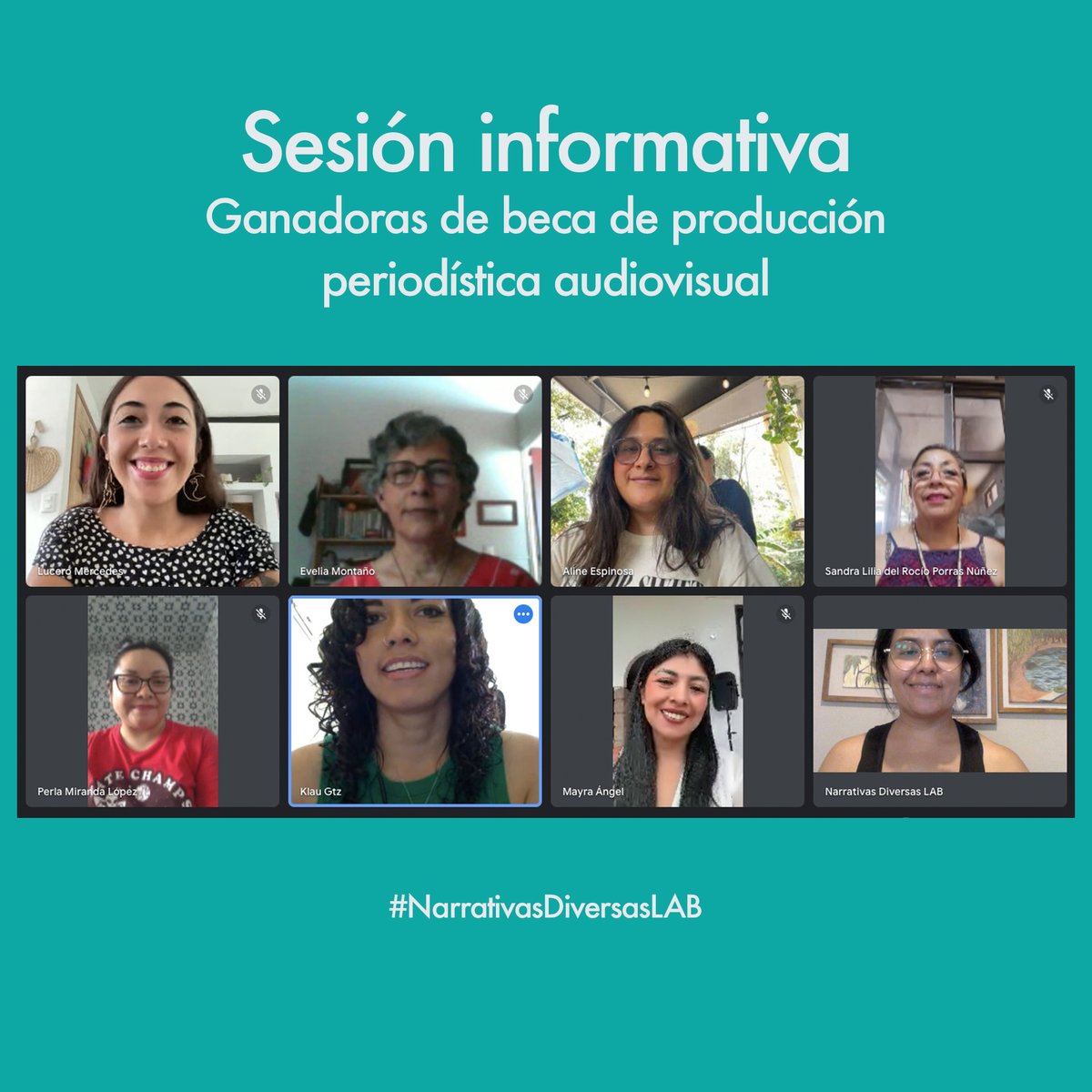 🎉Con mucha emoción arrancamos la sesión informativa con las 4 duplas integradas por periodistas y comunicadoras de 3 estados🇲🇽 que realizarán 4 cortos sobre Derechos Humanos con perspectiva de género y diversidad. ¡Pronto compartiremos más sobre sus historias a producir!
🎥🗞
