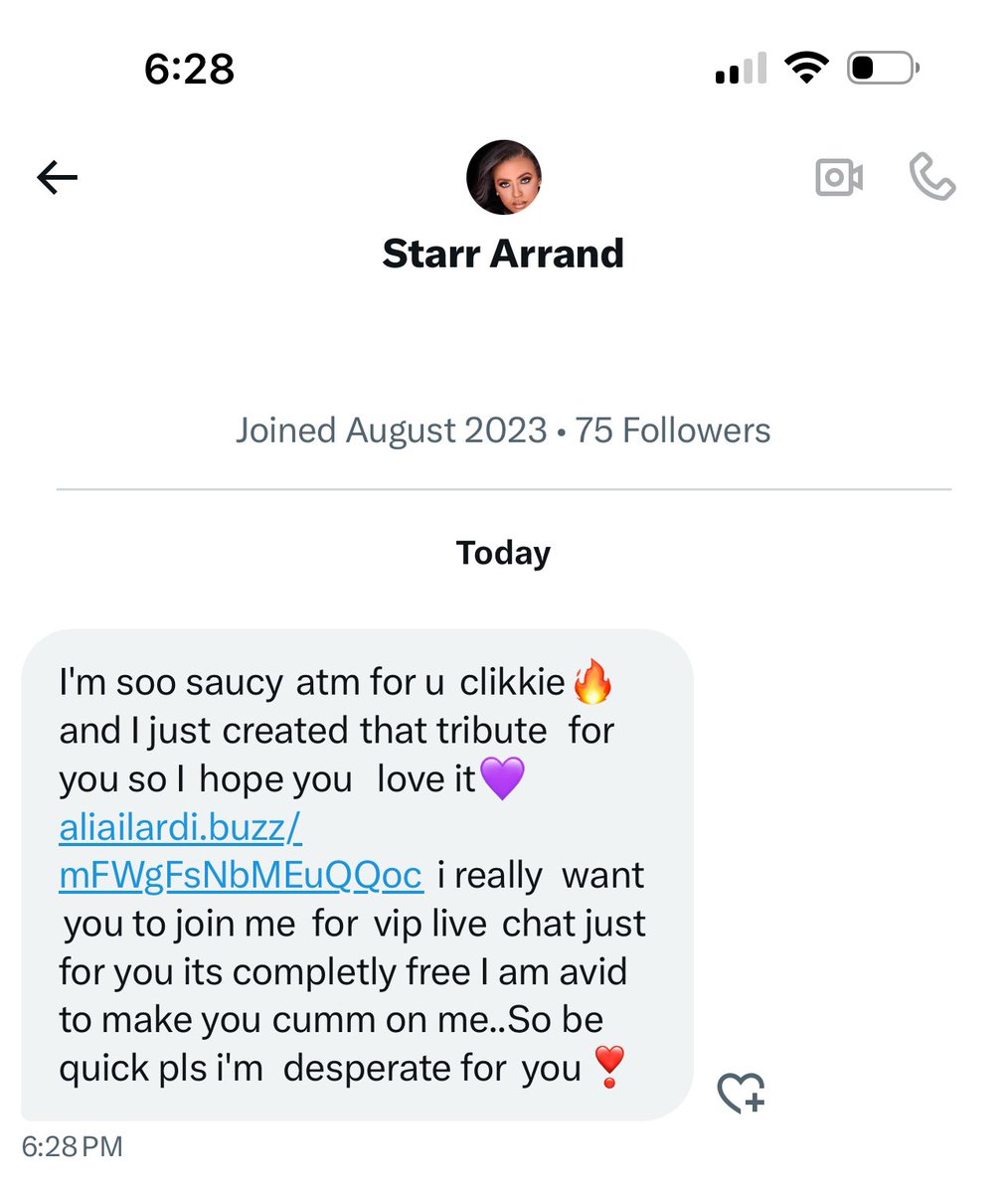 i literally started using this acc today and i’m already getting these spam dms HELP