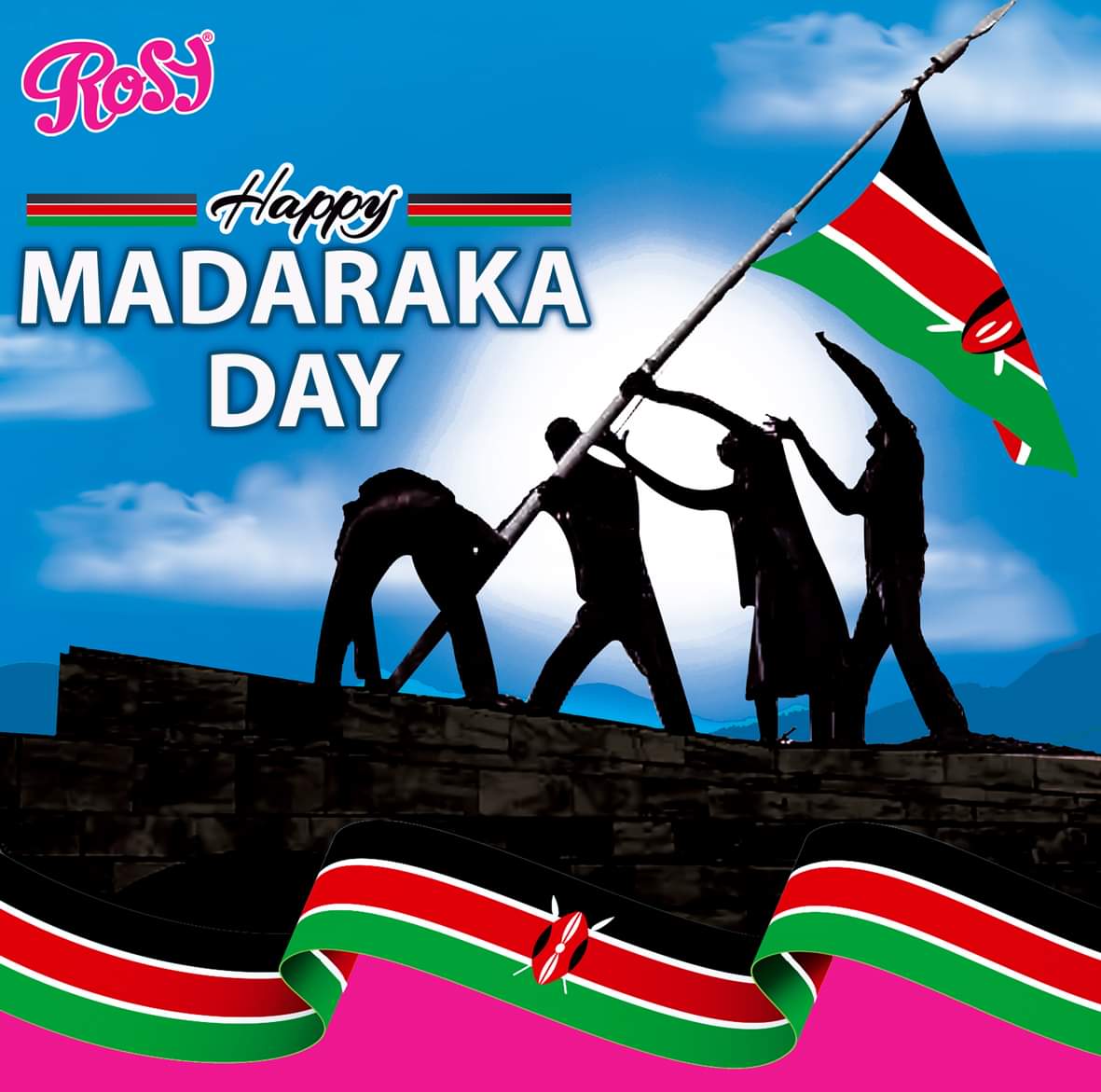 Wishing all Kenyans a joyous Madaraka Day! We are proud to be part of Kenya's journey towards self rule, progress and well-being by providing quality hygiene solutions for a brighter tomorrow. 

#rosy #madarakaday🇰🇪 #bestinqualityhygieneproducts💯