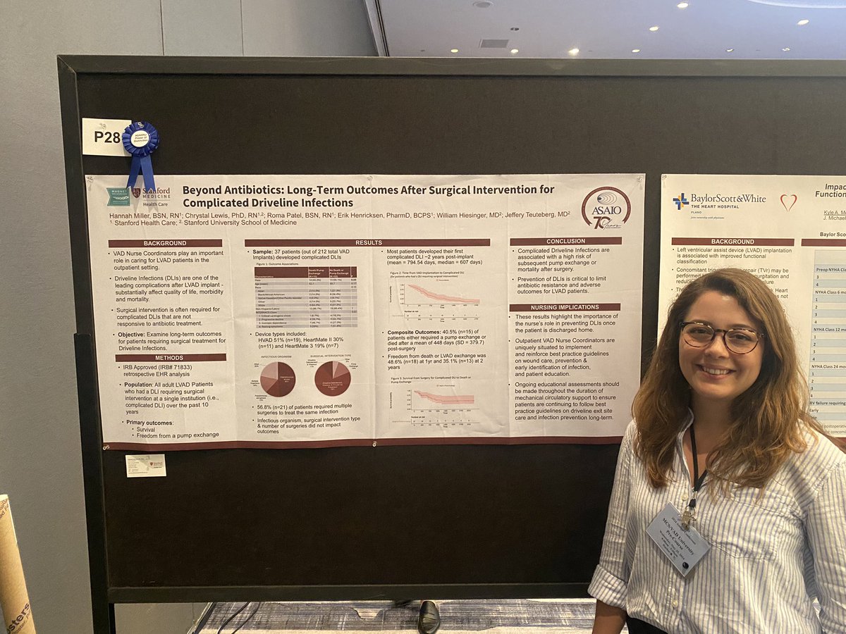 Jeff Teuteberg (@jeffteuteberg) on Twitter photo Congratulations 🎉🍾 to <a href="/Stanford_HF/">Stanford Heart Failure, Cardiac Transplant and MCS</a>’s all ⭐️ VAD coordinator, Hannah Miller on her Award winning poster at <a href="/ASAIO8/">ASAIO</a> on DL infections!!
<a href="/asaiojournal/">asaiojournal</a> <a href="/TheJHLT/">JHLT</a> <a href="/StanfordHealth/">Stanford Health Care</a> <a href="/Stanford/">Stanford University</a> <a href="/StanfordCTSurg/">Stanford Cardiothoracic Surgery</a> <a href="/KiranKhush1/">Kiran Khush</a> <a href="/SunnyVMD/">Sunny Varshney, MD</a> <a href="/EldrinL/">Eldrin Lewis</a> <a href="/euanashley/">euan ashley</a> <a href="/Erik_Henricksen/">Erik Henricksen</a> Congratulations 🎉🍾 to <a href="/Stanford_HF/">Stanford Heart Failure, Cardiac Transplant and MCS</a>’s all ⭐️ VAD coordinator, Hannah Miller on her Award winning poster at <a href="/ASAIO8/">ASAIO</a> on DL infections!!
<a href="/asaiojournal/">asaiojournal</a> <a href="/TheJHLT/">JHLT</a> <a href="/StanfordHealth/">Stanford Health Care</a> <a href="/Stanford/">Stanford University</a> <a href="/StanfordCTSurg/">Stanford Cardiothoracic Surgery</a> <a href="/KiranKhush1/">Kiran Khush</a> <a href="/SunnyVMD/">Sunny Varshney, MD</a> <a href="/EldrinL/">Eldrin Lewis</a> <a href="/euanashley/">euan ashley</a> <a href="/Erik_Henricksen/">Erik Henricksen</a>