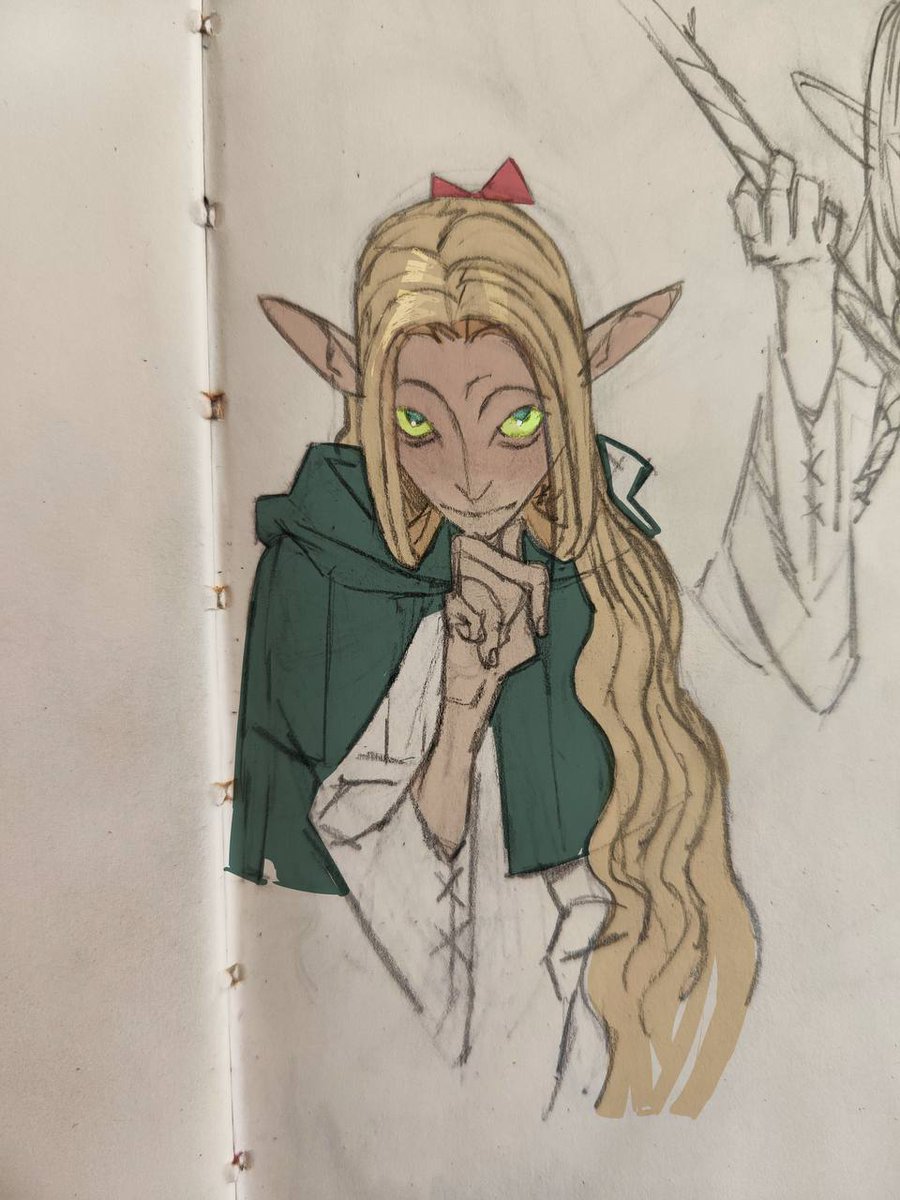 nesy_hide's tweet photo. I like marcille she always stumbles #dungeonmeshi https://t.co/6dlEh7eHNc